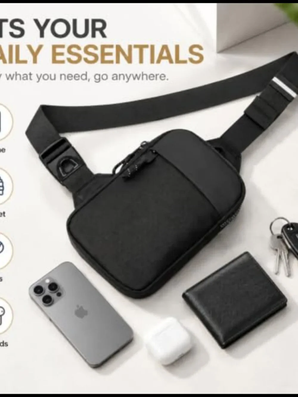 Mini Sling Bag Small Crossbody Phone Bag Travel Daily Carry